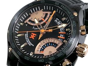 Mens Watch Timex T3C163 Flyback Chronograph Second Time Zone Stainless Steel Ca