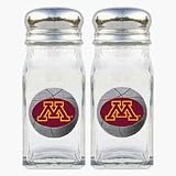 Review Bergamot  / Minnesota Golden Gophers Basketball Shaped Logo Salt and Pepper Shaker Set
