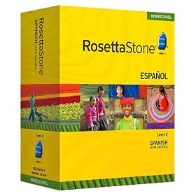 Rosetta Stone Homeschool Spanish (Latin America) Level 2 includes Audio Companion, Parent Administrative Tools, & Headset with Microphone
