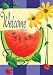 Summer Watermelon Welcome Decorative Flag