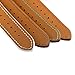 Balerion-Single Tour Watch Band,Genuine Leather Watch Band for APPL-Watch Series 1 Series 2 Series 3 Series 4-42mm/44mm Single Tour Fire Orange
