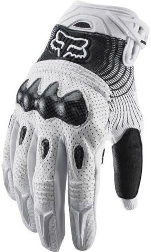 2012 Fox Racing Bomber Gloves - Men - Size L(10-11cm) - White Color
