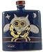 24 Oz. MARA Stoneware COLLECTIBLE Liquor Flask DECANTER Owl Bird Blue Design