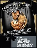 7.62 DESIGN SOLD BY THE SUPPLY SERGEANT - T270 US Navy Chiefs 'Goat Locker' 7.62 T-Shirt