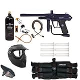 Paintball Gun Spyder VS1 Blue With Eyes Super Set