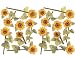 Wallies Peel and Stick Sunflower Fields Wall Art