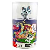 Littlest Pet Shop 100 Piece Puzzle & Exclusive Husky Dog
