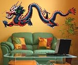 Printed Vinyl Wall Decal Sticker Chinese Dragon MMartin147s