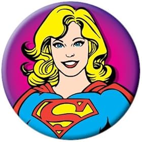  DC Comics Supergirl Head Shot Button 81067 [Toy]