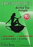 China Slim Tea Extra Strength For Men and Women 72 Tea Bags
