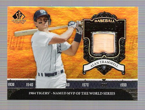 Alan Trammell Baseball Card Collection - (97) Baseball Cards - (1) Game Used Card - (2) Limited Edition Cards - Topps, Upperdeck, Donruss Etc. - Detroit Tigers
