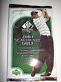 2001 Upper Deck SP Authentic Golf Hobby Pack - Tiger Woods RC!