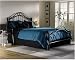 Linden Bed Queen Size with Headboard, Footboard and Frame in Ebony Finish By Fashion Bed Group
