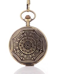 Yesurprise Clock Mechanical hand-wound movement Raeder pocket watches pocket watch chain vintage mens watch Ladies Watch Skeleton Watch Gift Gift reloj de montre de pulsera # 6