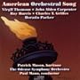 American Orchestral Song