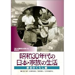 昭和30年代の日本・家族の生活 2 都会のくらし