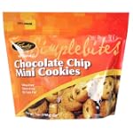 SAVE $5.08 - Pamela's Products Simplebites, Chocolate Chip Mini Cookies, 7-Ounce Pouch (Pack of 6) $16.92