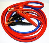 SUPER HEAVY DUTY 500 amp 6 gauge No Tangle Battery Booster cables 12 feet with FREE travel case Jumper Cables Extra long 12ft