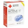 American Red Cross 1980-50 Disposable Nitrile- Latex Free Gloves, Case Pack, Six - 80 Count Boxes (480 Pairs)