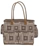 Angela's Garden 7301-912 Womens Multi-Purpose 7-Pocket Garden Tote, Square Dots