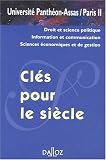 Revue Editions Dalloz - Sirey  / Clés pour le siècle