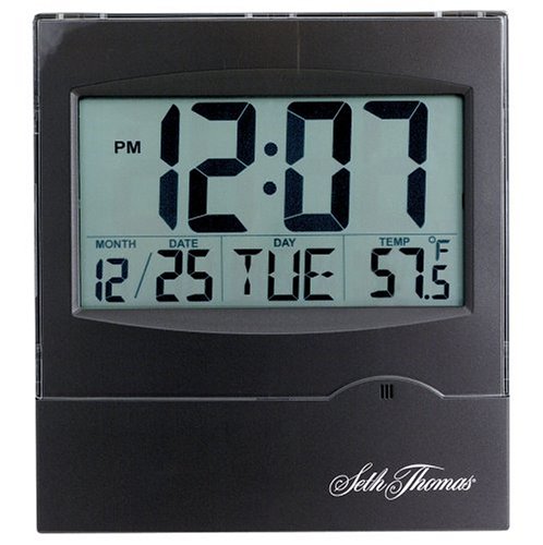 Seth Thomas Galaxy Black Wall Clock