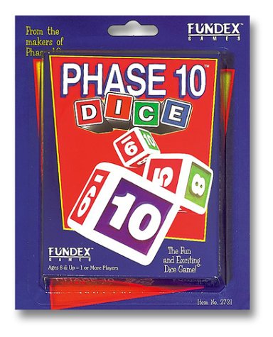 Phase 10 Dice Game under The Merchants Store