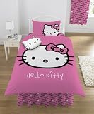 Hello Kitty Bows Single Duvet Bedding Set