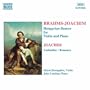 Brahms: Hungarian Dances (arr. Joachim); Joachim: Andantino; Romance