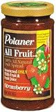 Polaner 100% All Natural Strawberry Fruit Spread 10 oz (Pack of 12)