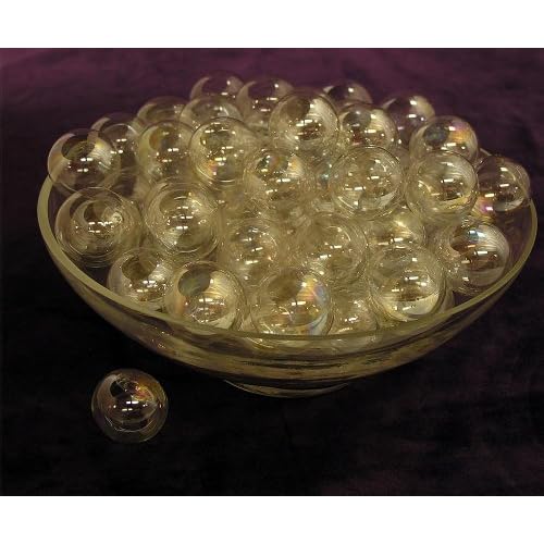 1" Clear Ir Floating Glass Bubbles Candle Accessories