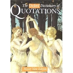 The Oxford Dictionary of Quotations