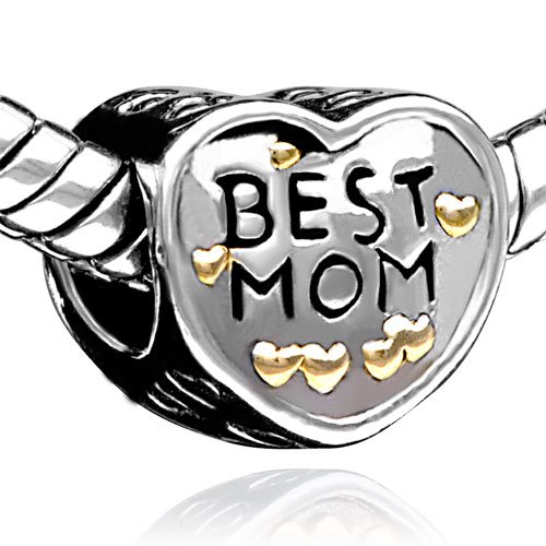 Pugster Heart Best Beads Fit Pandora Charms & Beads