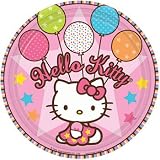 7 Hello Kitty Baloon Dreams Plates- 8ct