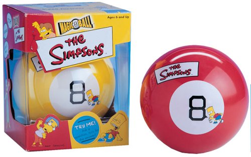 Childrens Toyshop  Toys : The Simpsons Magic 8 Ball