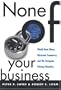 None of Your Business: World Data Flows, Electronic Commerce, and the European Privacy Directive
