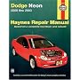 DODGE NEON 2000-2003 (Haynes Manuals)