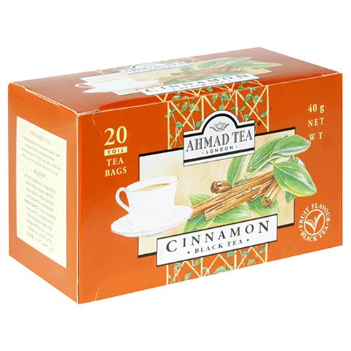 Ahmad Tea Cinnamon Tea, Tea Bags, 20-Count Boxes (Pack of 12) by Ahmad