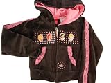 Girl's Disney Princess Hooded Full Zip Down Front Jacket