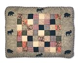 Petmate 40 x 30 Moose Medley Quilted Pet Bed