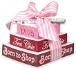 Lady Jayne Ltd. Tower of Notes, Born To Shop (Pack of 2)