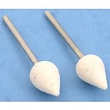 2 Felt Point Buffs Jewelers Polishing Rotary Tool 3/32"
