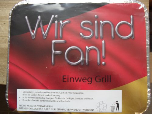 Handlicher Einweggrill – EM 2012 Edition – Wir sind fan!