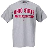 Nike Ohio State Buckeyes Ash Wrestling Locker Room T-shirt