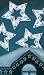 Set of 10 Clear Lighted Twinkling Star Icicle Christmas Lights - White Wire