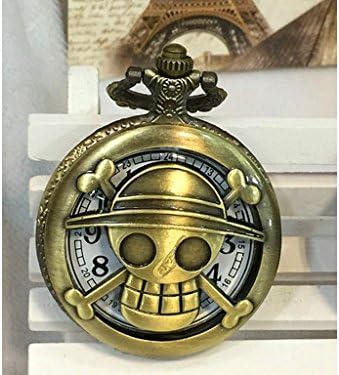 Vintage Skeleton Chain Necklace Pocket Watch