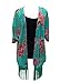 Bestyou Women's Fashion Swimwear Printed Sheer Chiffon Bikini Swimsuit Bathing Suit Cover Up Tunic Tops Beach Mini Dress (Purple)