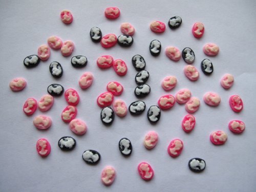 Nail Art 3d 60 Mix Cameo for Nails, Cellphones