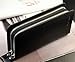 Big Mango Long Business Style Floating Dot Print Cellphone Leather Two Zipper Wallet Case for Apple iPhone 4, 4s, iPhone 5, 5s, 5c, Samsung Galaxy S4, S3, HTC, Blackberry, MP3 - Black