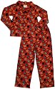 Bakugan Boys 2-7 Brushed Coat Front And Long Leg Pajama